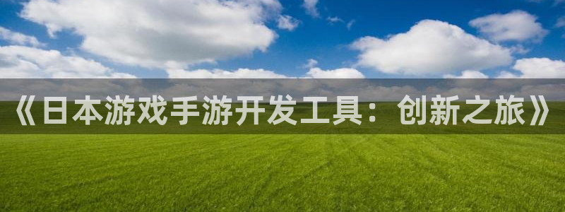庄闲和游戏机：《日本游戏手游开发工具：创新之旅》